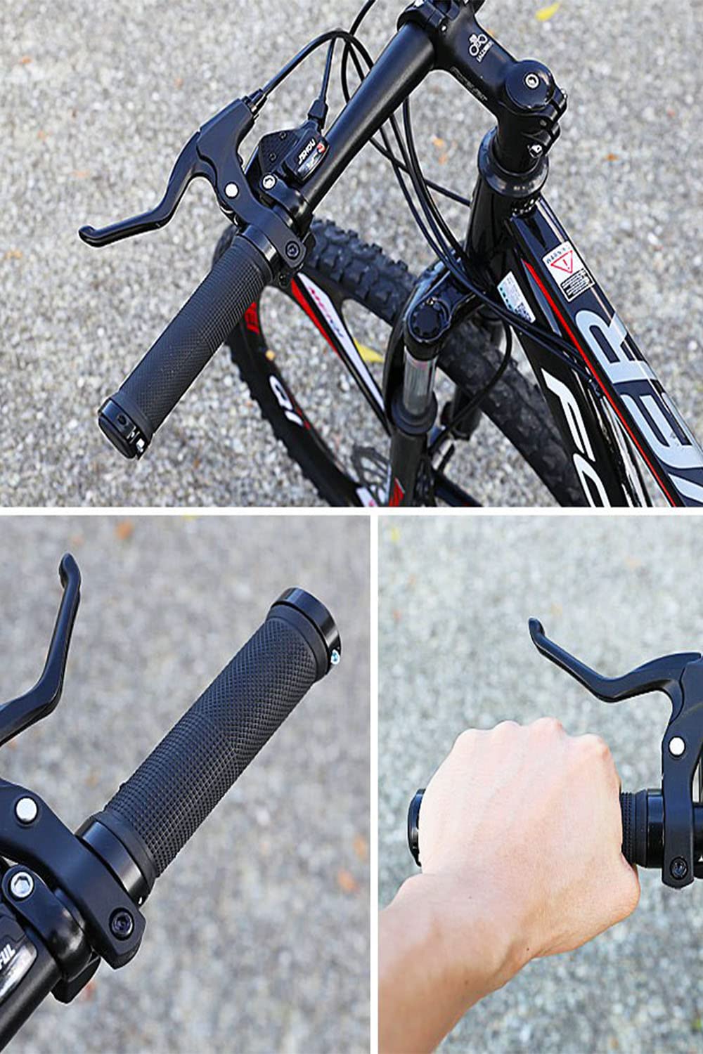 Amazon.co.jp: 自転車 グリップ ハンドルグリップ 滑り止めゴム製 MTB